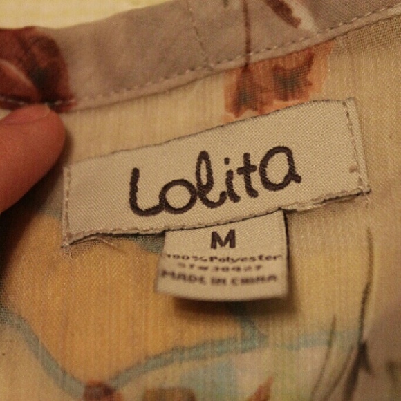 Sheer Floral Blouse - Picture 4 of 4