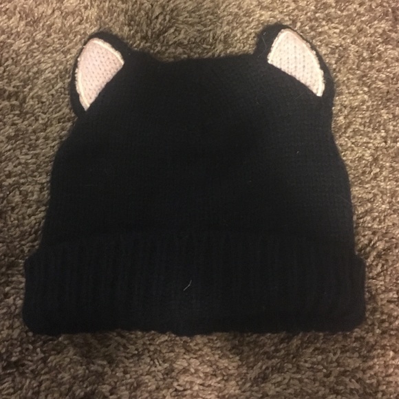 Cute kitty ear beanie
