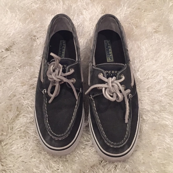 Wash out black sperrys slightly worn - Picture 1 of 3
