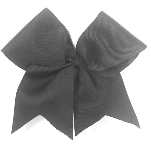 Cute black cheerleading bow