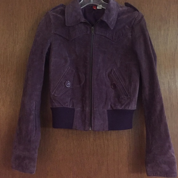 suede bomber jacket h&m