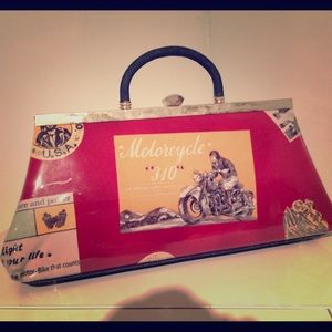 M. Antonia vintage oversized clutch.