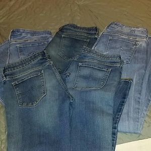 Bundle-5 pair-Arizona Boot Cut Jean's Size 7 Short