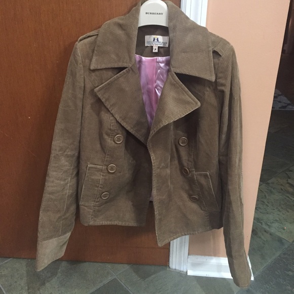 Juicy Couture Brown Corduroy Coat
