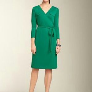 Matte Jersey Wrap Dress
