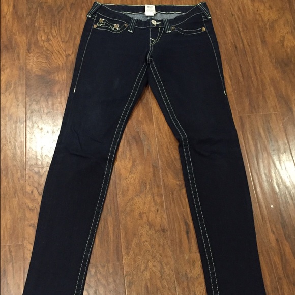 True Religion Rockstar Stella Darkwash Jeans 27x32