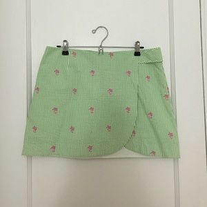 Lilly Pulitzer embroidered skort - like new!