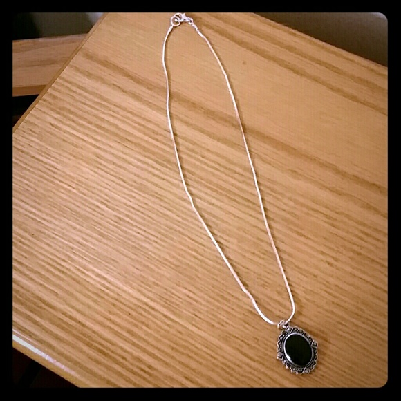 Oval Marcasite Necklace