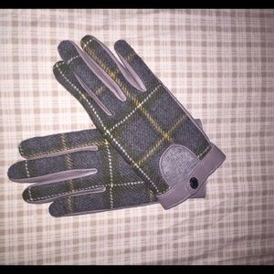 Banana republic tweed moto texting gloves