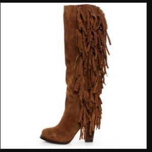 Jeffrey Campbell Houston fringe boots