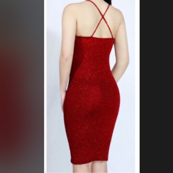 Sexy Red Evening Dress - Picture 2 of 3