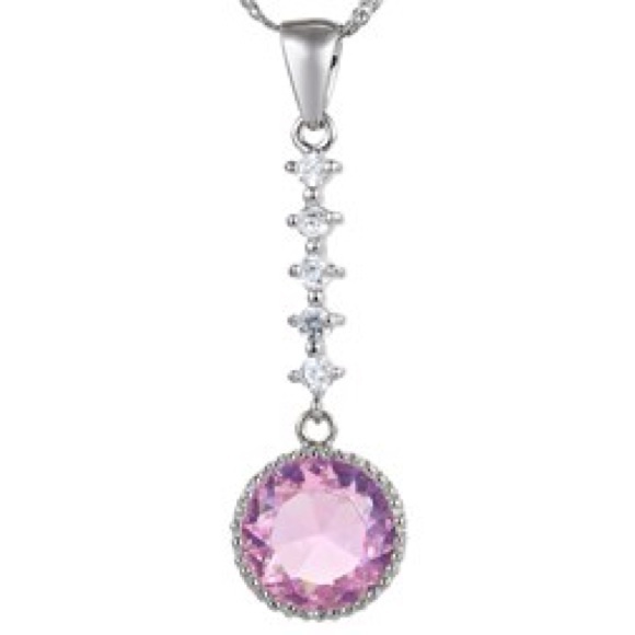 Round Gemstone Pendant with Chain/Necklace
