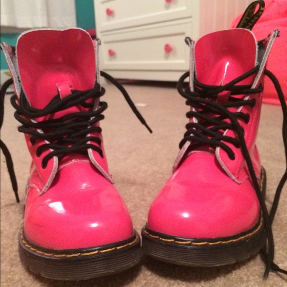 Pink boots
