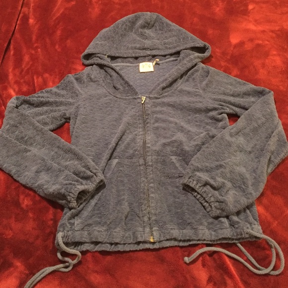 Juicy Couture terry cloth patterned hoodie