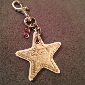 Coach Star Key Chain