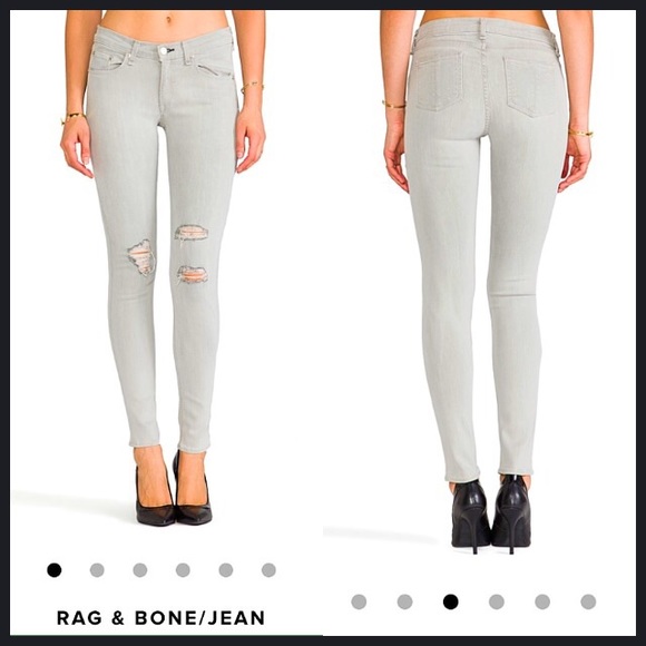 rag & bone The Skinny in Surrey with holes