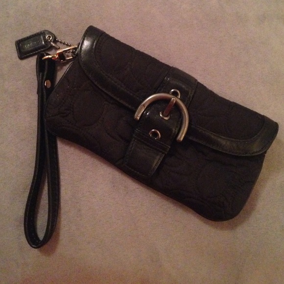 Coach Quilted Wristlet