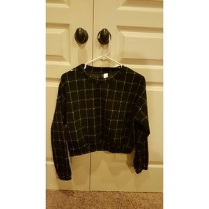 Cute window pane sweater