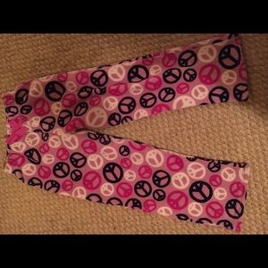Fleece Pajama bottoms.  Girls size large 10-12.