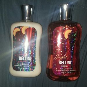 BBW shower gel and body lotion--Jingle Bellini