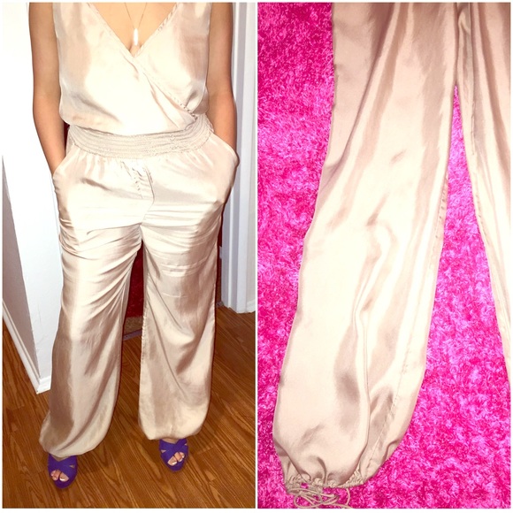 NYE Champagne Bebe Jumpsuit