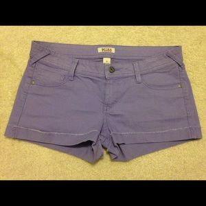 Purple shorts