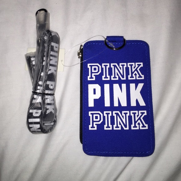 Pink ID holder
