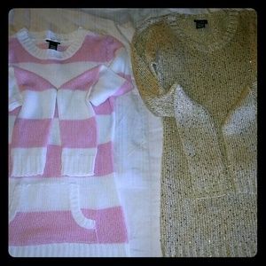 2 Rue 21 NWOT sweaters for $40.00 for  both!