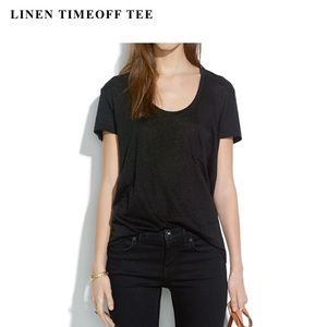 Madewell Linen Timeoff Tee