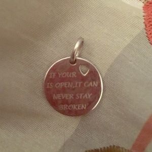 Heart charm bought from high end jewelry store