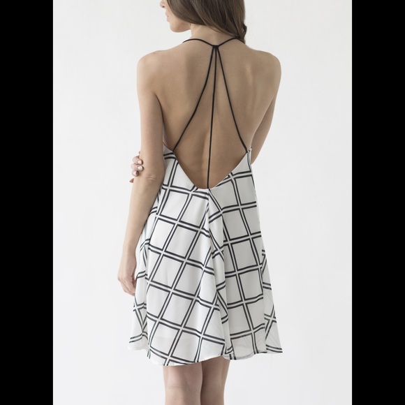 Dresses & Skirts - grid print cami dress