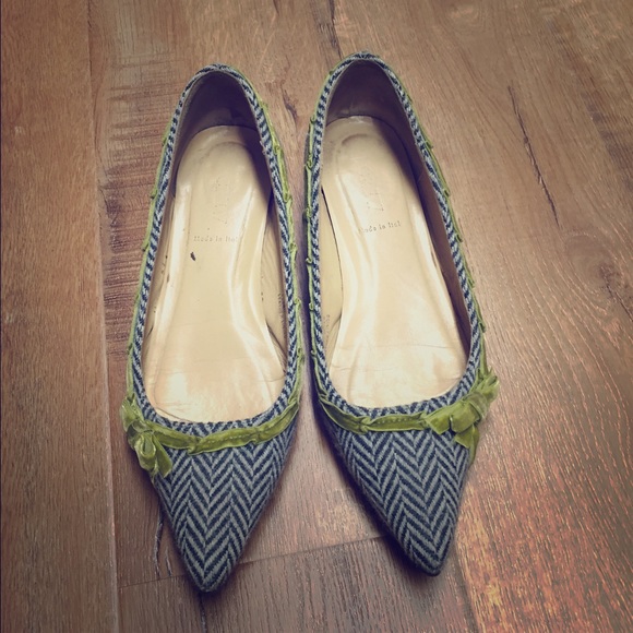 Jcrew herringbone flats