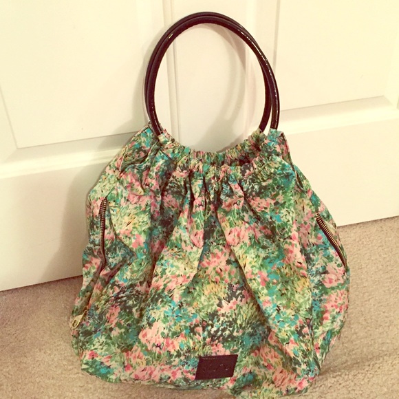 RED Valentino floral nylon handbag