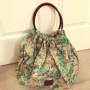 RED Valentino floral nylon handbag