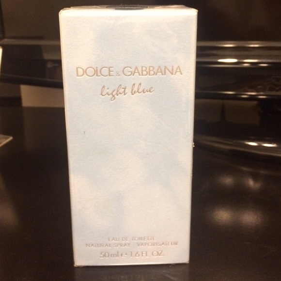Light blue perfume