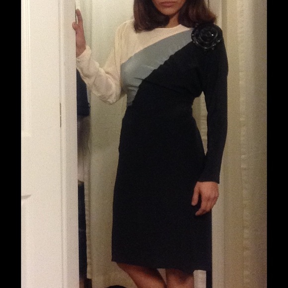 Vintage Silk Cocktail Dress