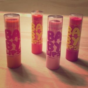 Maybelline Baby Lips Set of FOUR!