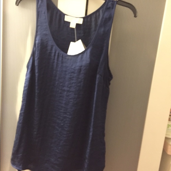 Michael Kors Medium Scoop neck tank - Navy blue - Picture 3 of 3