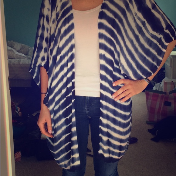 Forever 21 Tie Dye Draping Kimono