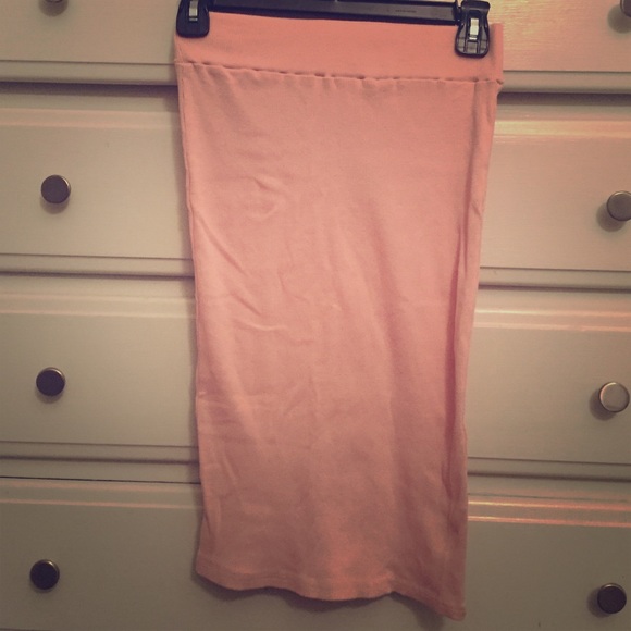 Pink Pencil Skirt