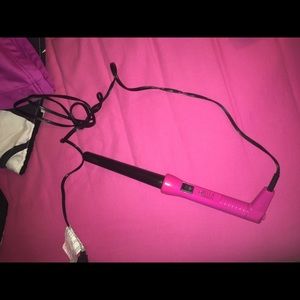 Wand curling iron
