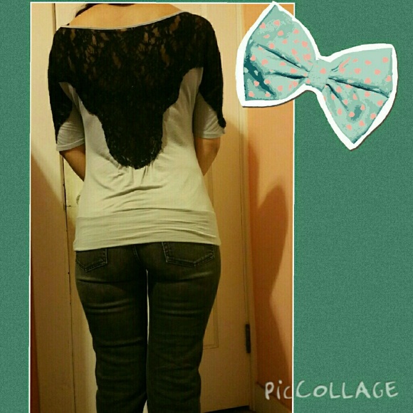 Black and gray shirt
