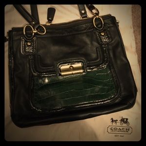 Coach leather tote