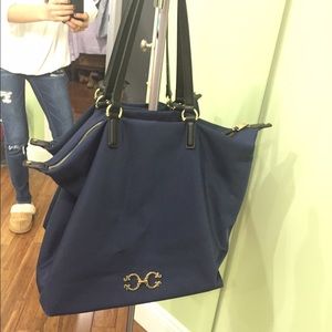 Navy blue C wonder tote