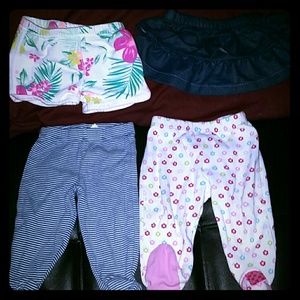 Assorted baby girl clothes