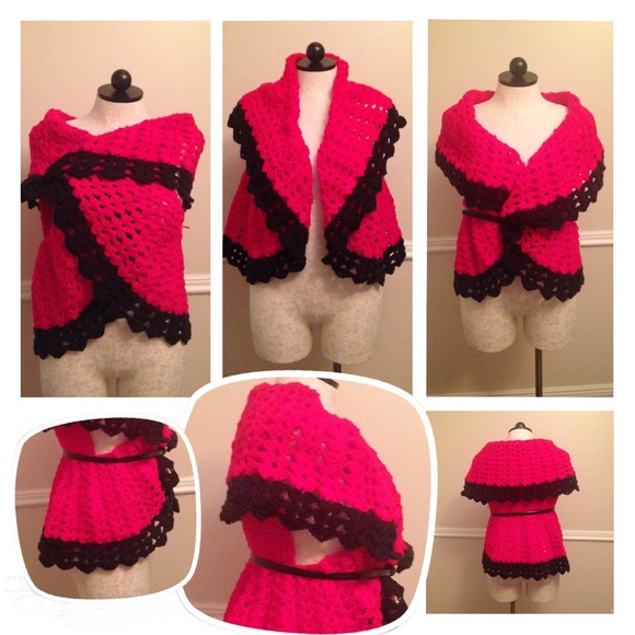 HP-1/23!Plus Size Handmade Bolero - Picture 2 of 4