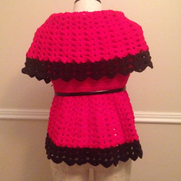 HP-1/23!Plus Size Handmade Bolero - Picture 4 of 4