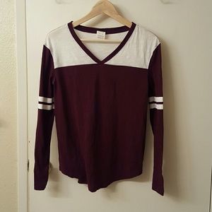 The cutest Victoria's Secret varsity long sleeve