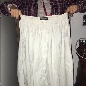 American apparel long Jean skirt