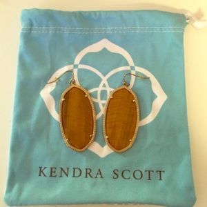 Kendra Scott Danielle Tiger Eye Earrings